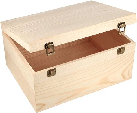 big box store wood metal|large solid wood storage boxes.